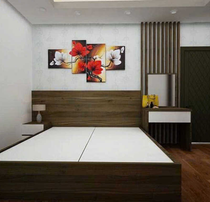 Giường ngủ MDF hiện đại cho phòng ngủ Master