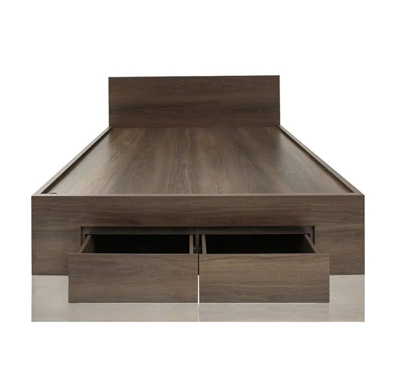 Giường ngủ MDF vân gỗ tích hợp ngăn kéo tiện lợi